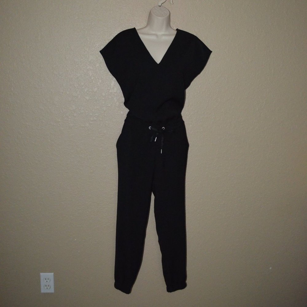 Sz XS n:PHILANTHROPY Black V Neck Jumpsuit